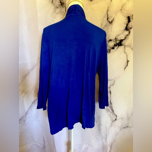 Cobalt blue cardigan by green envelope - Picture 4 of 5